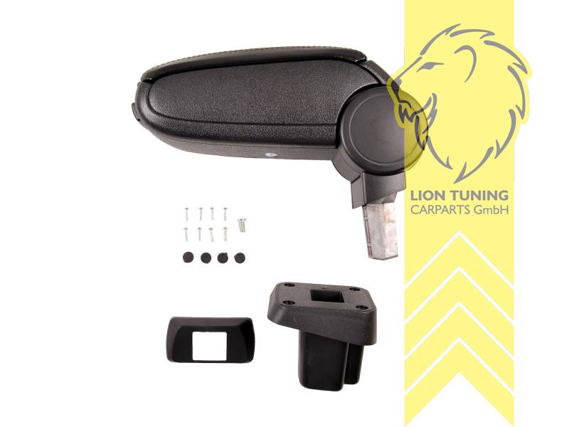 schwarz, nur für Fahrzeuge ohne Original Armlehne geeignet, ABS Kunststoff, Eintragungsfrei / als Ersatzteil verwendbar