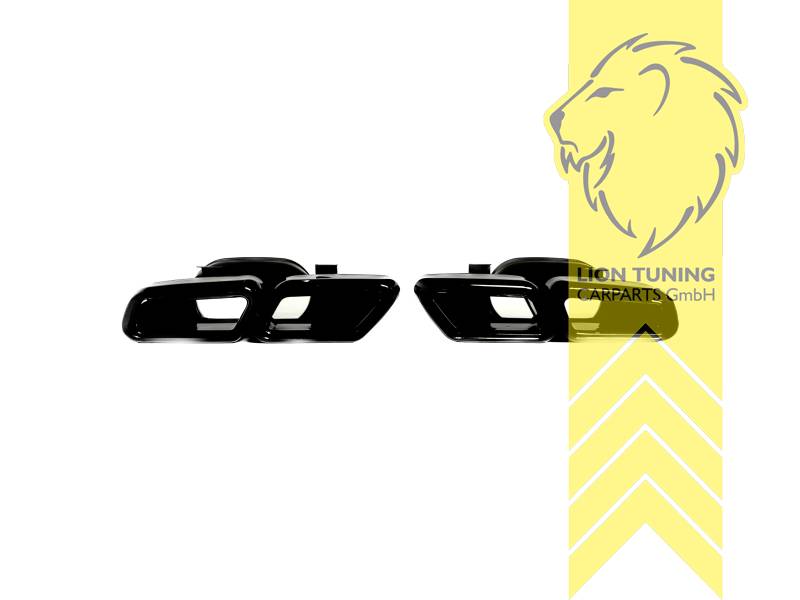 schwarz, Edelstahl, Eintragungsfrei / als Ersatzteil verwendbar