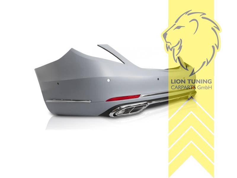 links und rechts, Ersatzteile von äquivalenter Qualität für die Besitzer des Fahrzeugs (entspr. EU-Verordnung 46/2010), PP Kunststoff, grundiert, für Fahrzeuge mit PDC, Eintragungsfrei / mit ABE