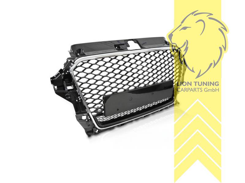 schwarz glänzend, silber, Passend für alle Ausstattungsvarianten, ABS Kunststoff, für Fahrzeuge mit PDC, Eintragungsfrei / als Ersatzteil verwendbar