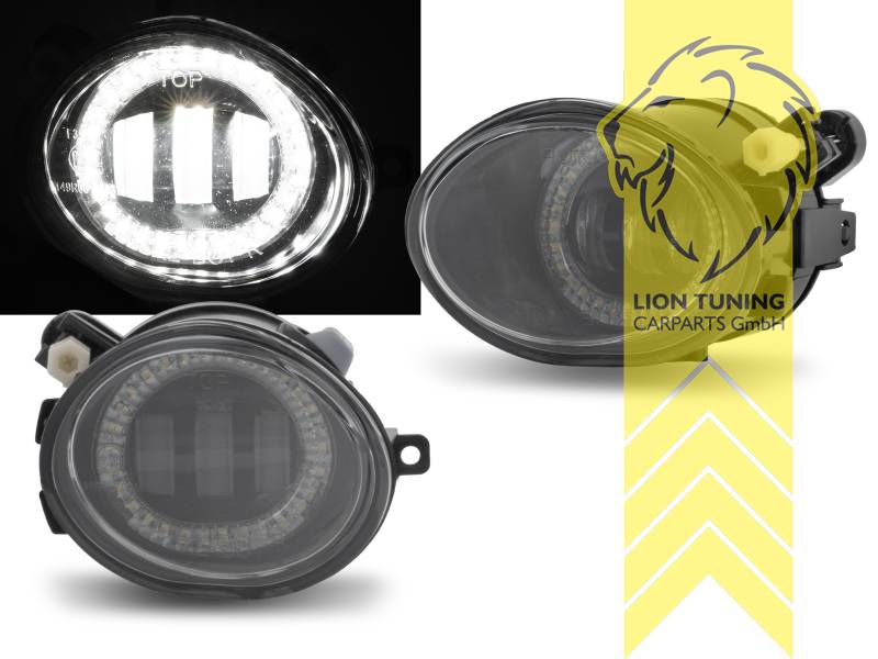 LED, schwarz, nur passend für M-Paket und M5 Stoßstange, Eintragungsfrei / mit E-Prüfzeichen