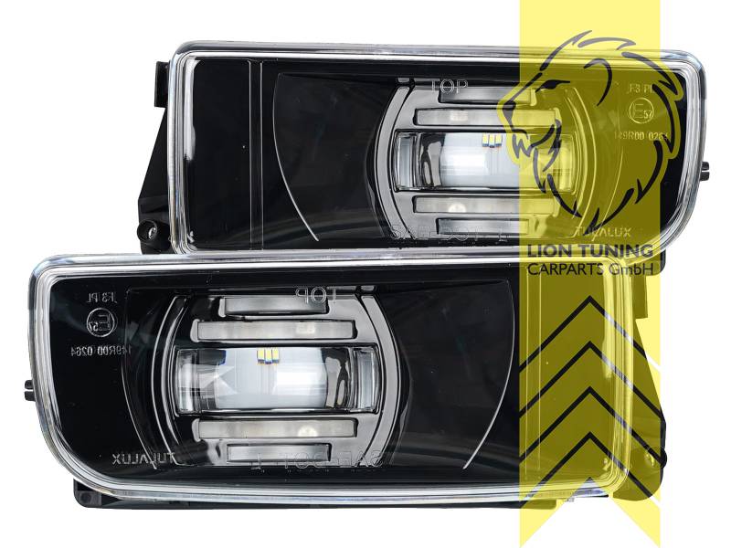 LED, schwarz, passend für Standard, M-Paket und M3 Stoßstange, Eintragungsfrei / mit E-Prüfzeichen