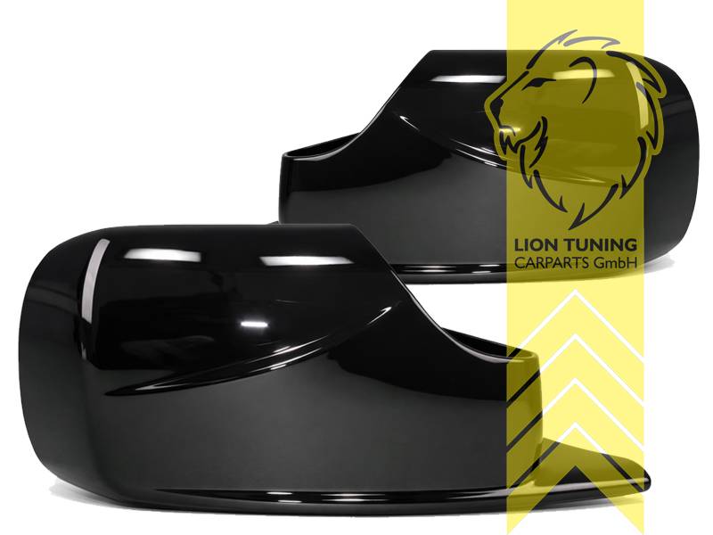 Elektrisch, Mechanisch, schwarz glänzend, nicht passend für Spiegel mit Anklappfunktion, ABS Kunststoff, Eintragungsfrei / als Ersatzteil verwendbar