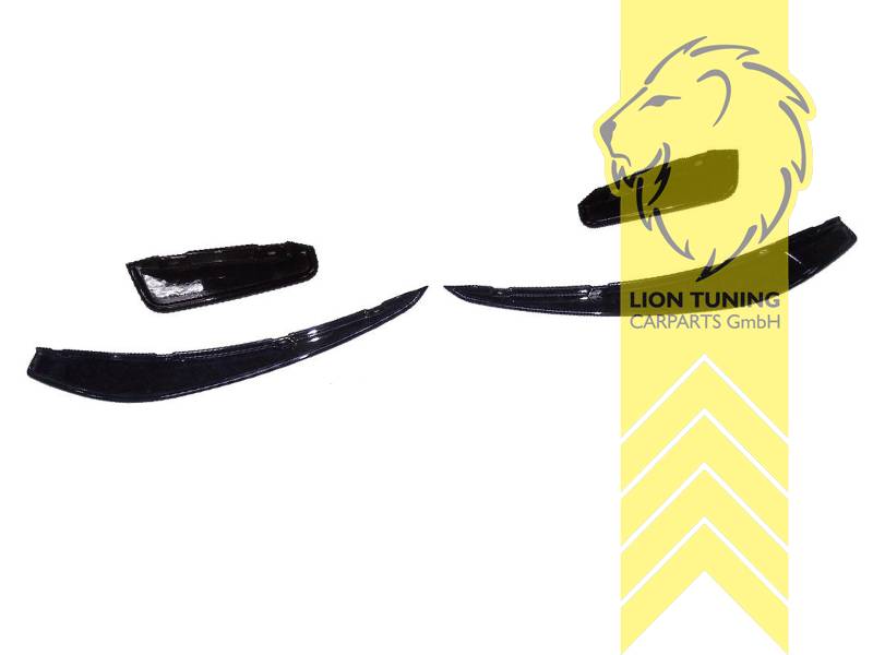 schwarz glänzend, PP Kunststoff, Eintragungsfrei / als Ersatzteil verwendbar