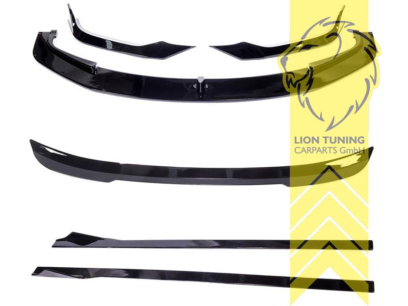 schwarz glänzend, Ersatzteile von äquivalenter Qualität für die Besitzer des Fahrzeugs (entspr. EU-Verordnung 46/2010), nur passend für Fahrzeuge mit M-Paket, PP Kunststoff