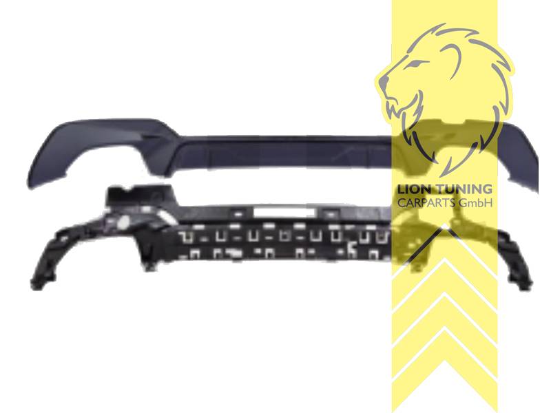 links und rechts, schwarz glänzend, nur passend für Fahrzeuge mit M-Paket, PP Kunststoff, Eintragungsfrei / als Ersatzteil verwendbar