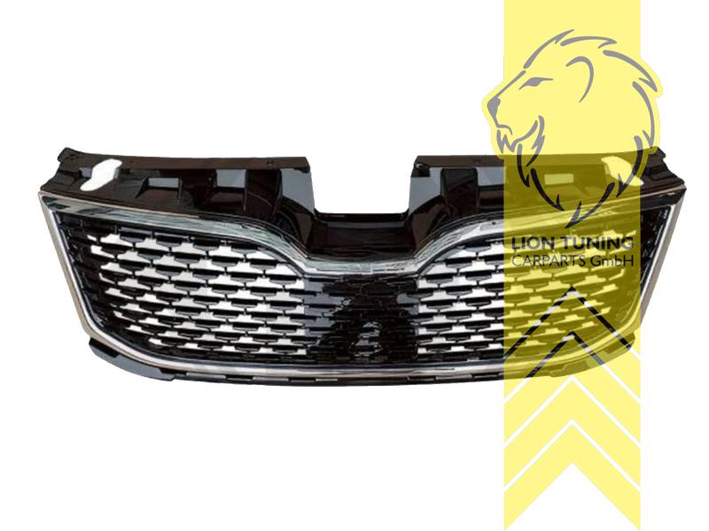 chrom, schwarz glänzend, ABS Kunststoff, Eintragungsfrei / als Ersatzteil verwendbar