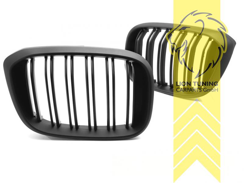 Doppelsteg, schwarz matt, ABS Kunststoff, Eintragungsfrei / als Ersatzteil verwendbar