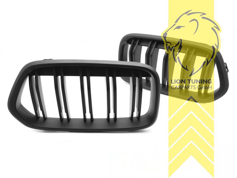 Doppelsteg, schwarz matt, ABS Kunststoff, Eintragungsfrei / als Ersatzteil verwendbar