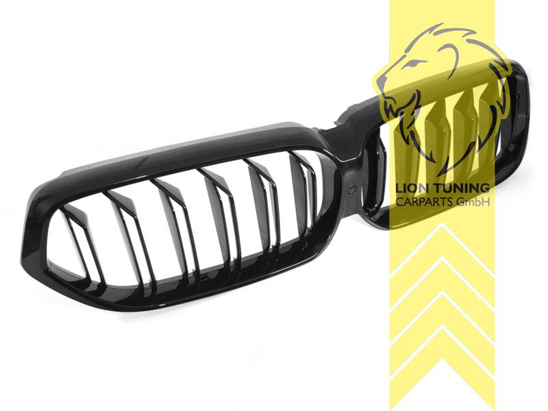 Doppelsteg, schwarz glänzend, ABS Kunststoff, Eintragungsfrei / als Ersatzteil verwendbar