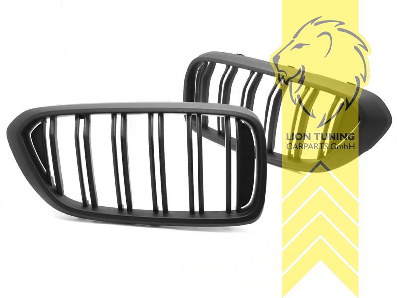 Doppelsteg, schwarz matt, ABS Kunststoff, Eintragungsfrei / als Ersatzteil verwendbar