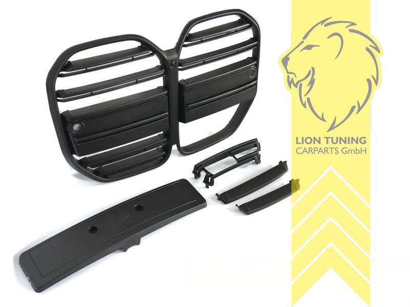 schwarz matt, ABS Kunststoff, Eintragungsfrei / keine Eintragung nötig