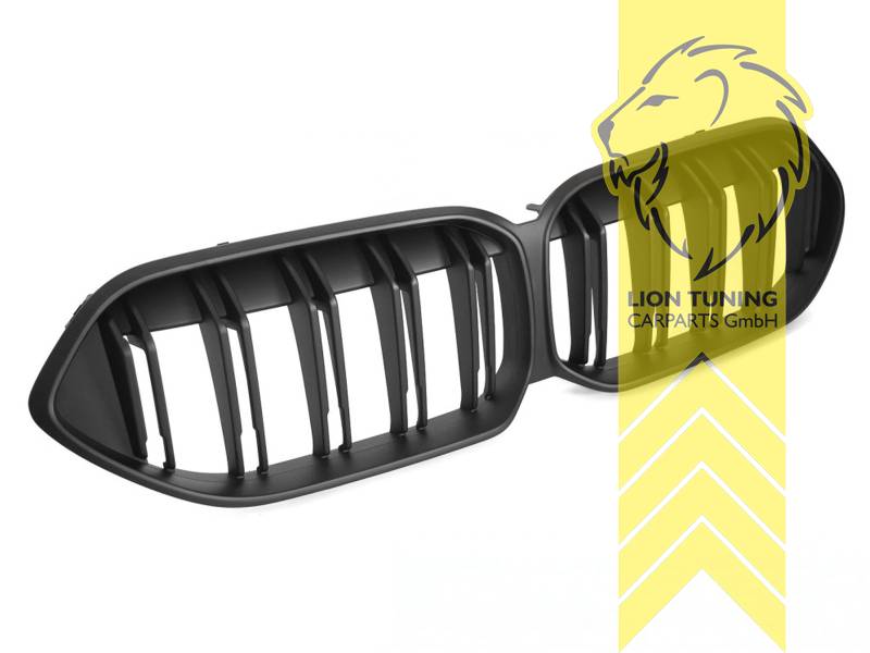 Doppelsteg, schwarz matt, ABS Kunststoff, Eintragungsfrei / als Ersatzteil verwendbar