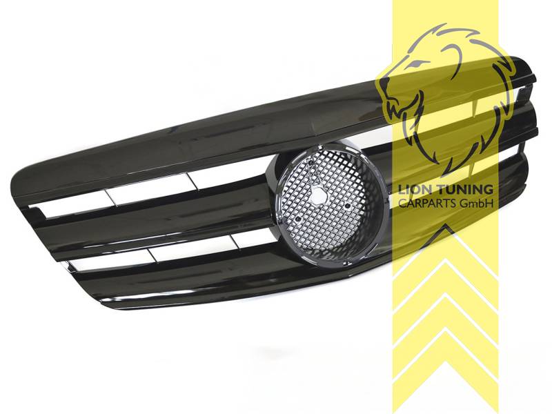 Original Mercedes Emblem wird übernommen, schwarz glänzend, ABS Kunststoff, Eintragungsfrei / als Ersatzteil verwendbar