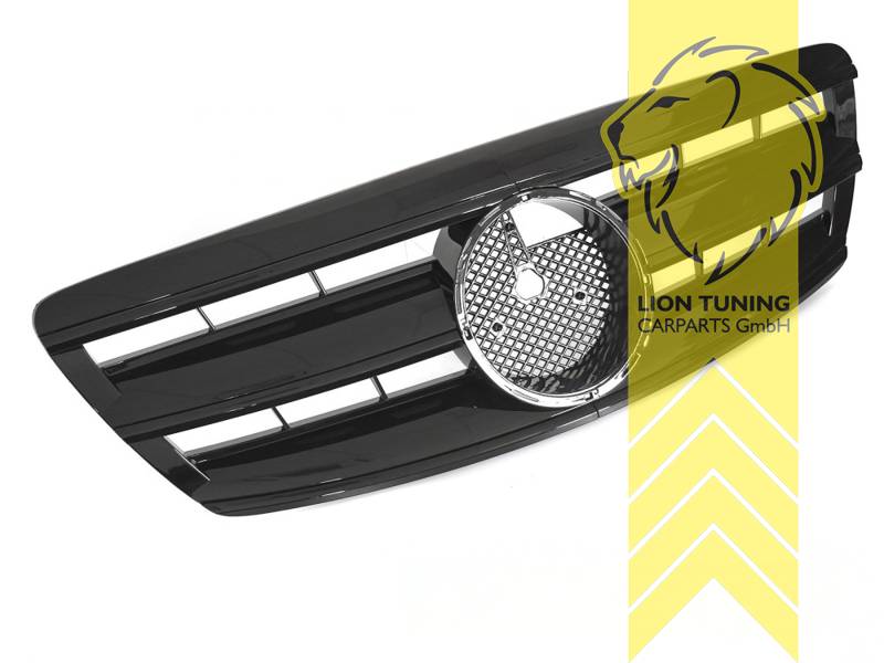 Original Mercedes Emblem wird übernommen, schwarz glänzend, ABS Kunststoff, Eintragungsfrei / als Ersatzteil verwendbar