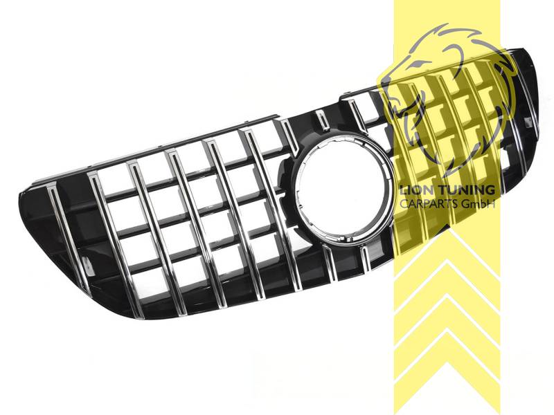 Original Mercedes Emblem wird übernommen, chrom, schwarz glänzend, ABS Kunststoff, Eintragungsfrei / als Ersatzteil verwendbar