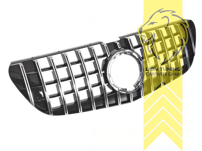 Original Mercedes Emblem wird übernommen, chrom, schwarz glänzend, ABS Kunststoff, Eintragungsfrei / als Ersatzteil verwendbar