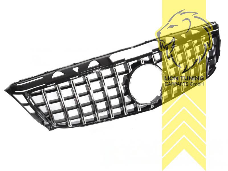 Original Mercedes Emblem wird übernommen, chrom, schwarz glänzend, ABS Kunststoff, Eintragungsfrei / als Ersatzteil verwendbar