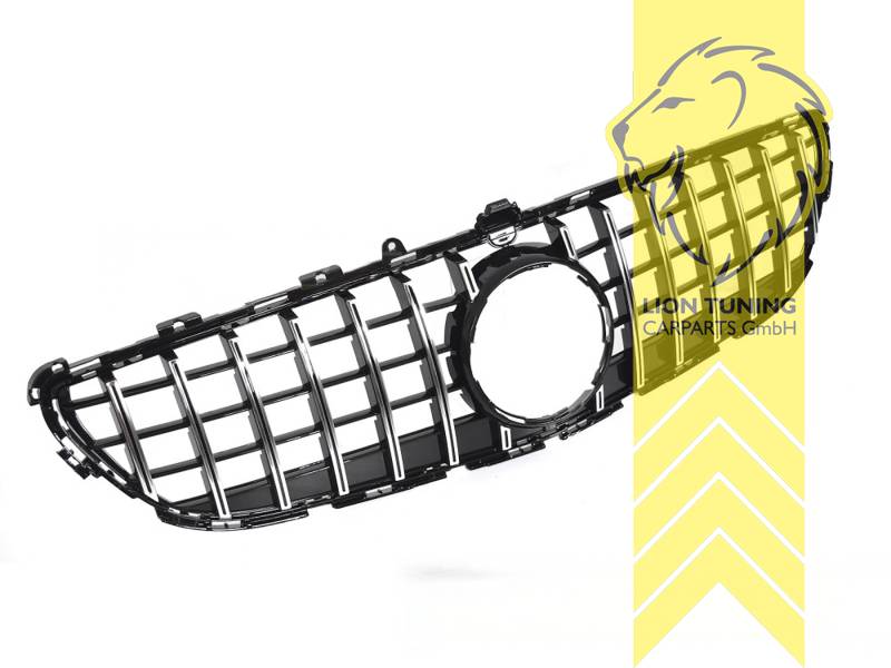 Original Mercedes Emblem wird übernommen, chrom, schwarz glänzend, ABS Kunststoff, Eintragungsfrei / als Ersatzteil verwendbar