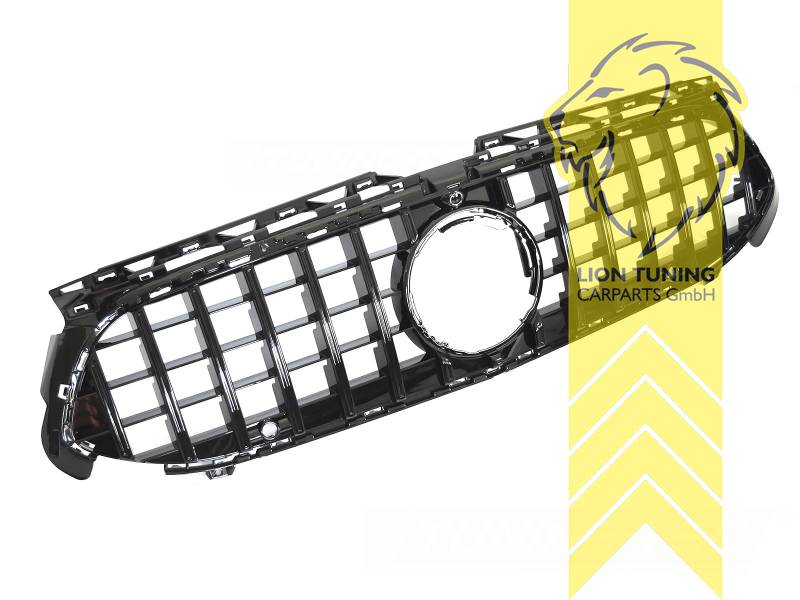 Original Mercedes Emblem wird übernommen, schwarz glänzend, ABS Kunststoff, Eintragungsfrei / als Ersatzteil verwendbar