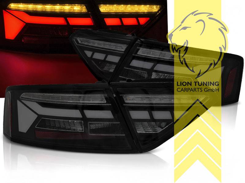 LED, schwarz, smoke, nur für Fahrzeuge mit werksseitig verbauten LED Rückleuchten, Eintragungsfrei / mit E-Prüfzeichen