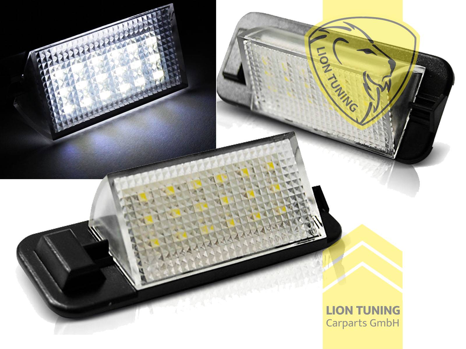 LED, weiss, Eintragungsfrei / mit E-Prüfzeichen