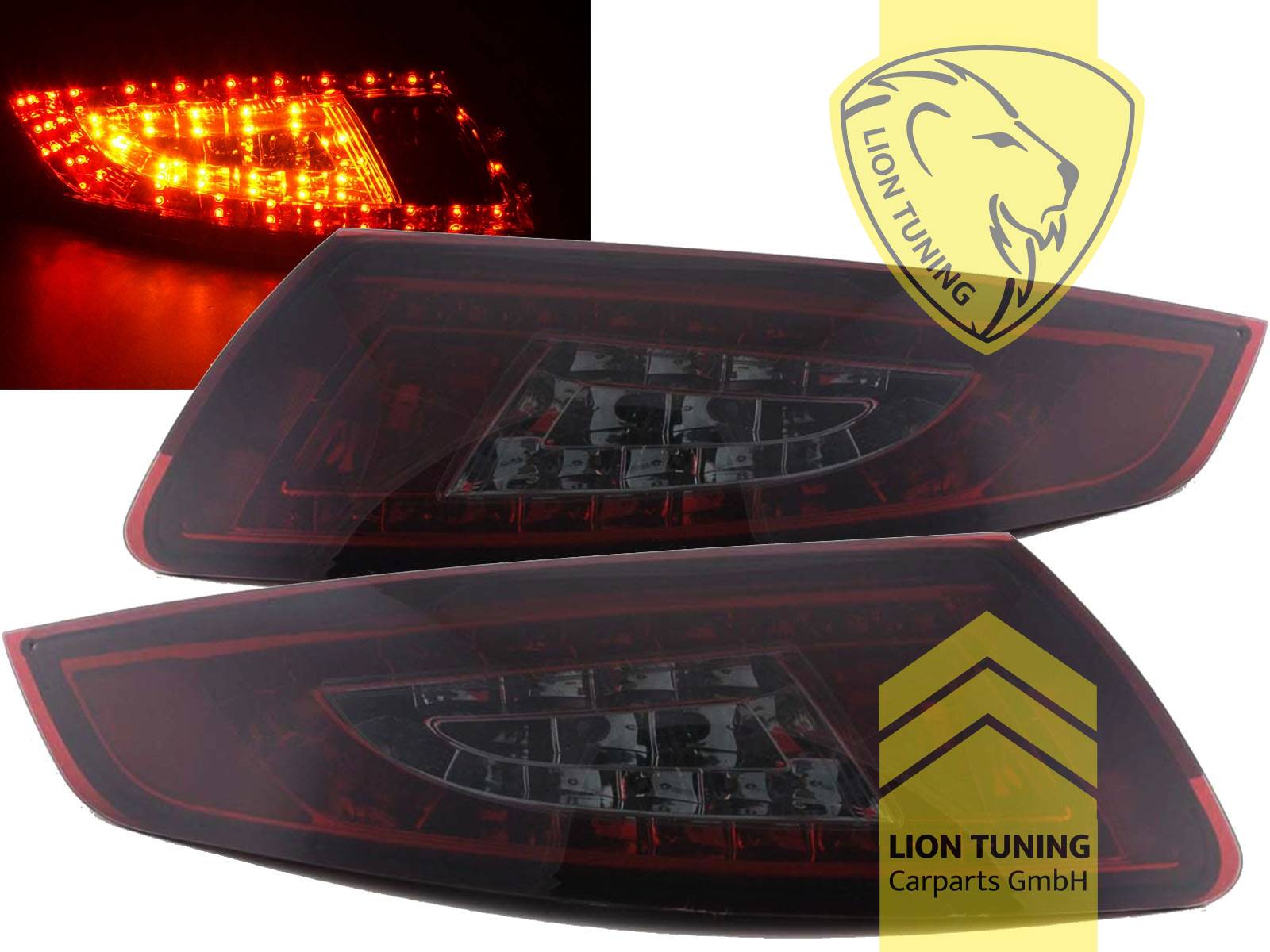 LED, schwarz, rot, Blinkerbirnen BAU15S, Eintragungsfrei / mit E-Prüfzeichen