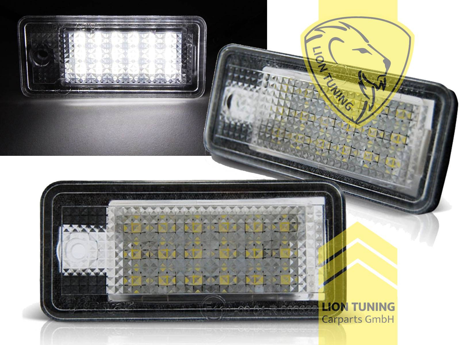 LED, weiss, Eintragungsfrei / mit E-Prüfzeichen