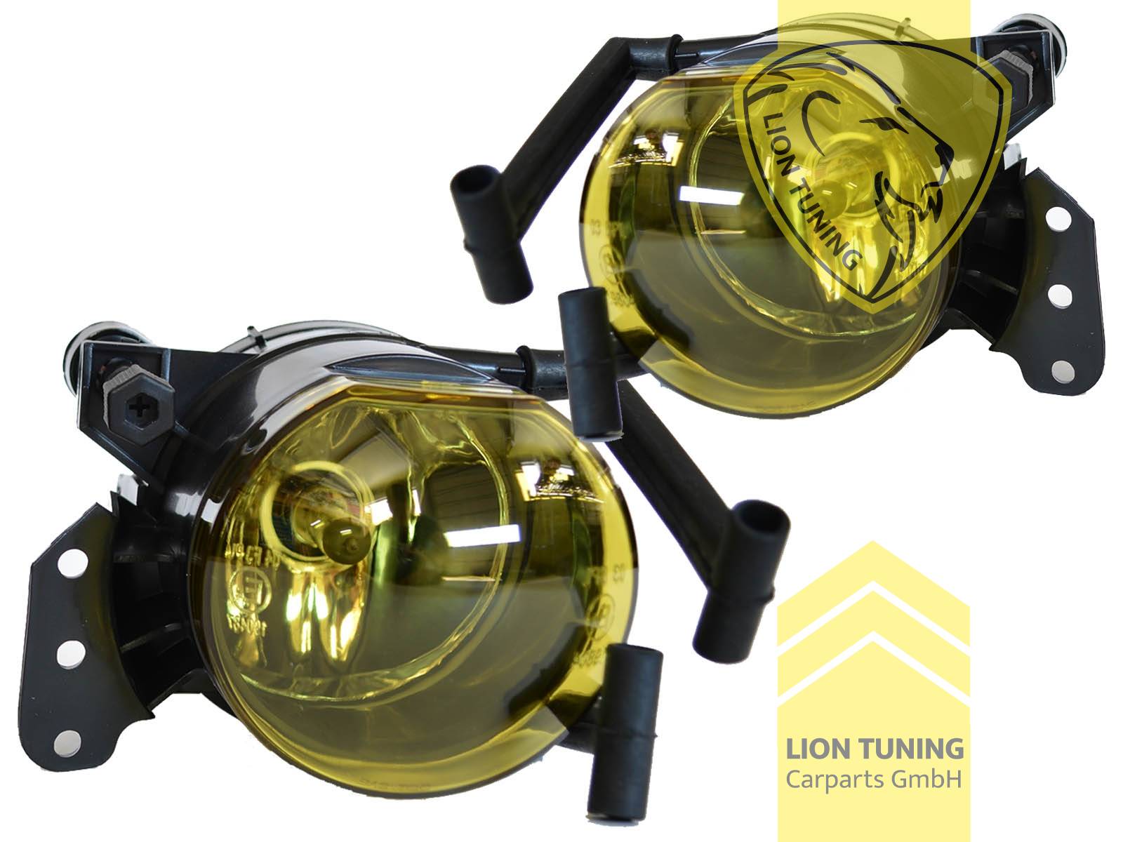 NUR passend für Sport Optik Stoßstange (Nicht M Paket), Halogen, gelb, passend für unsere Art.: 5514, 5515, 5505, 5027, 2184, 2064, HB4, Eintragungsfrei / mit E-Prüfzeichen