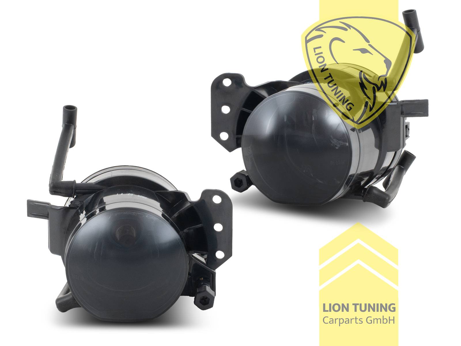 NUR passend für Sport Optik Stoßstange (Nicht M Paket), Halogen, schwarz, passend für unsere Art.: 5514, 5515, 5505, 5027, 2184, 2064, HB4, Eintragungsfrei / mit E-Prüfzeichen