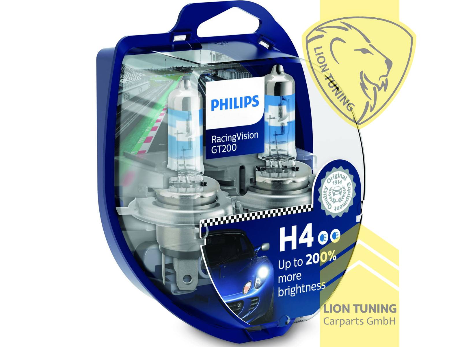 Halogen, 3500K, H4, 60W, Scheinwerfer, 12 V, Eintragungsfrei / mit E-Prüfzeichen