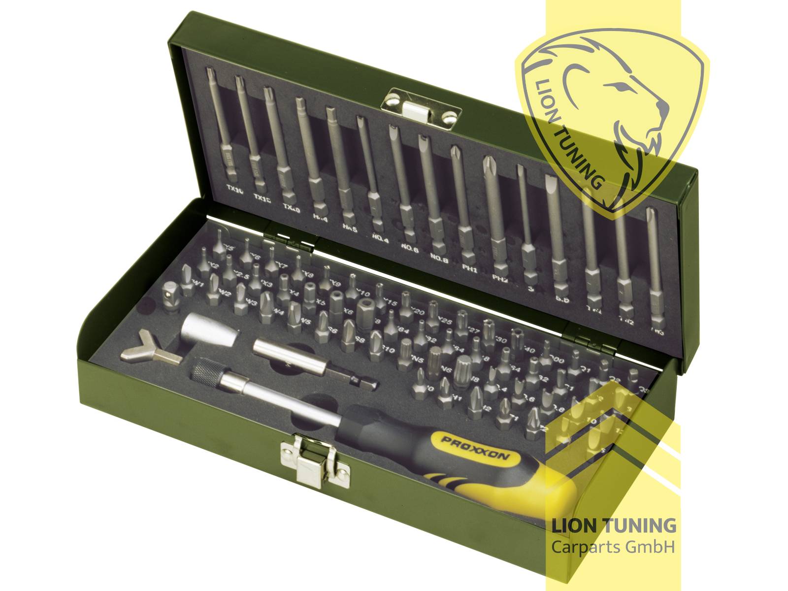 für 1/4 Zoll Vierkantantrieb (6,3 mm), silber, 1/4 Zoll, Proxxon, Chrom-Vanadium-Stahl
