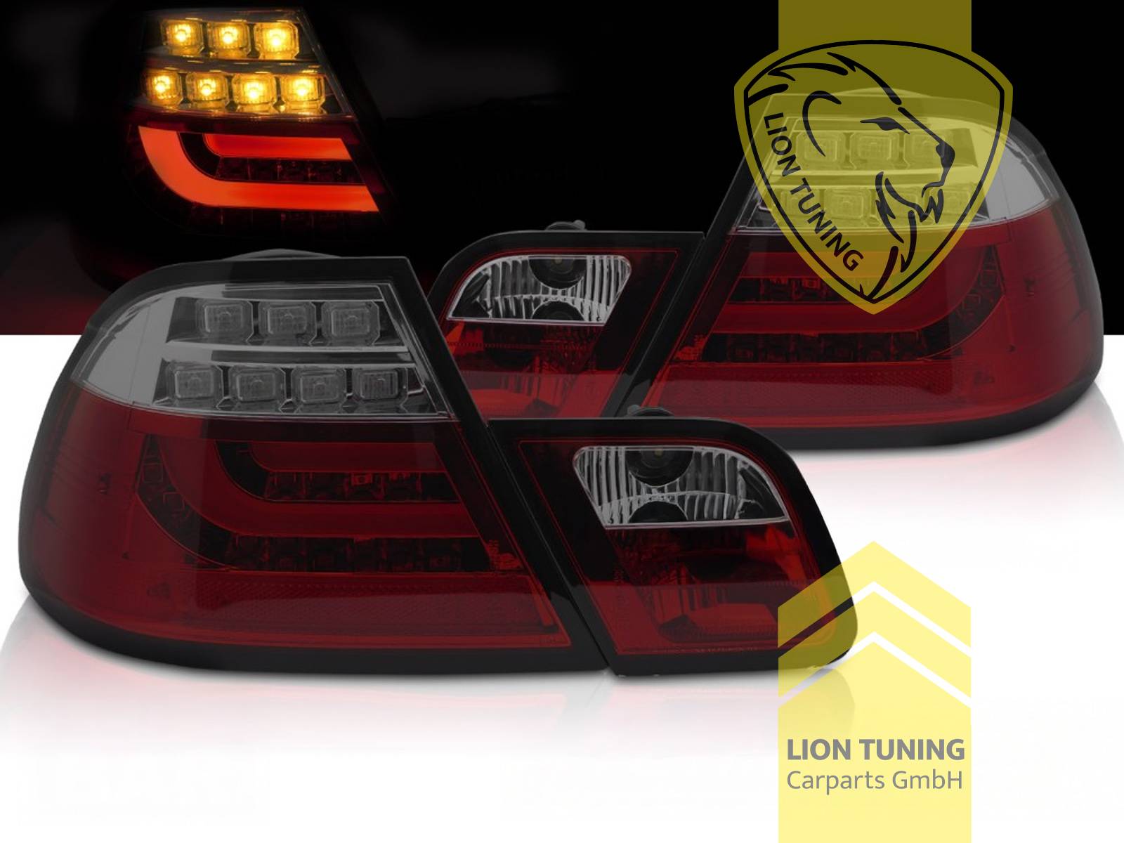 LED, schwarz, rot, Eintragungsfrei / mit E-Prüfzeichen