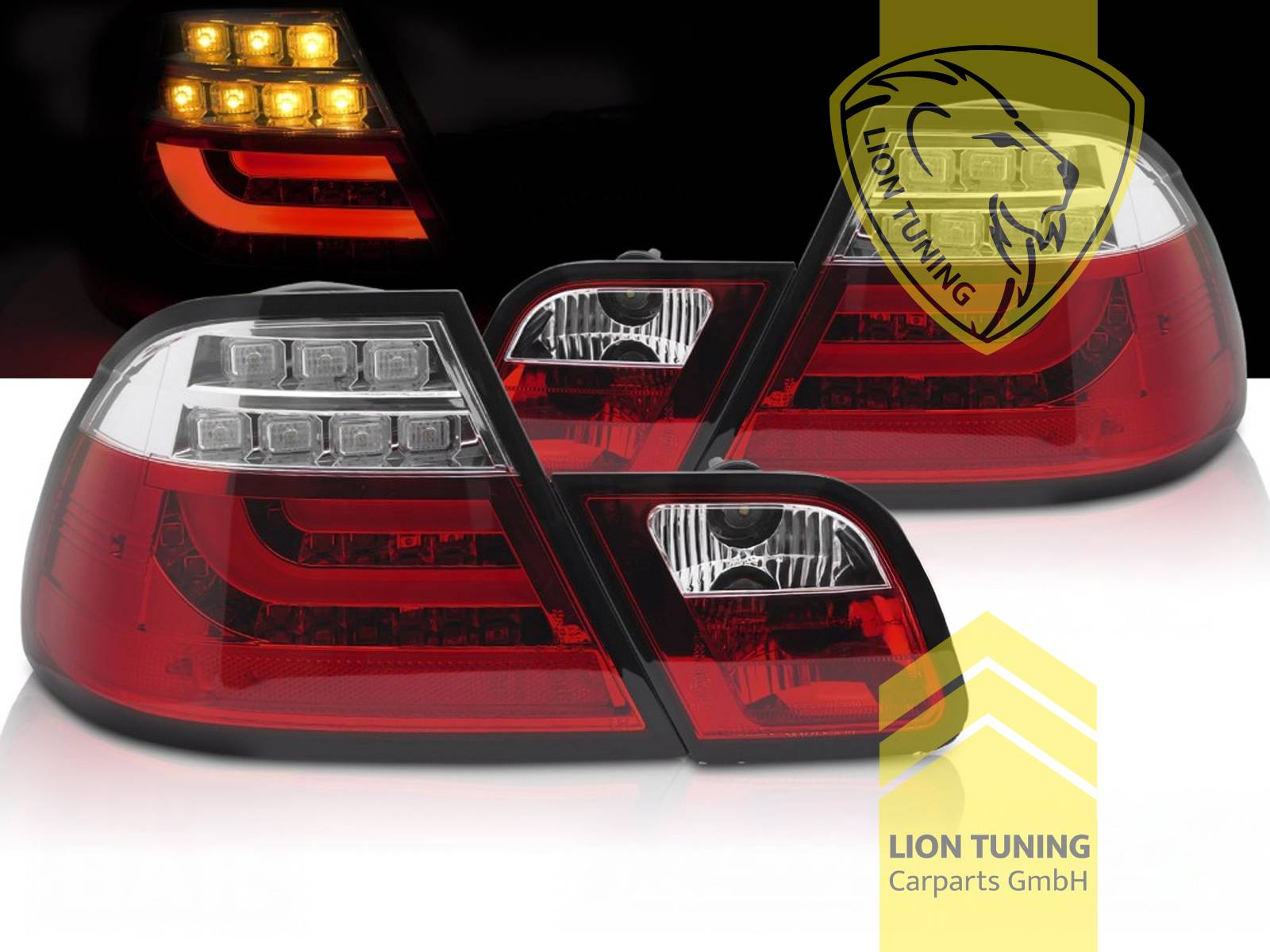 LED, chrom, rot, Eintragungsfrei / mit E-Prüfzeichen