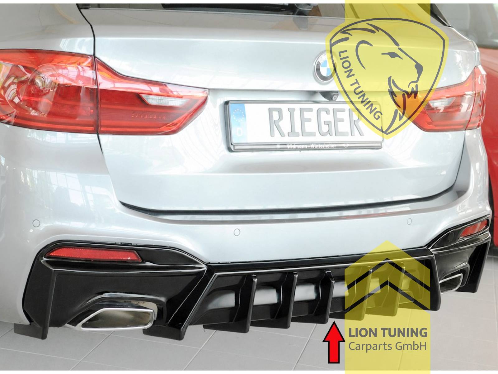 links und rechts, schwarz glänzend, nur passend für Fahrzeuge mit M-Paket, ABS Kunststoff, Eintragungsfrei / mit ABE