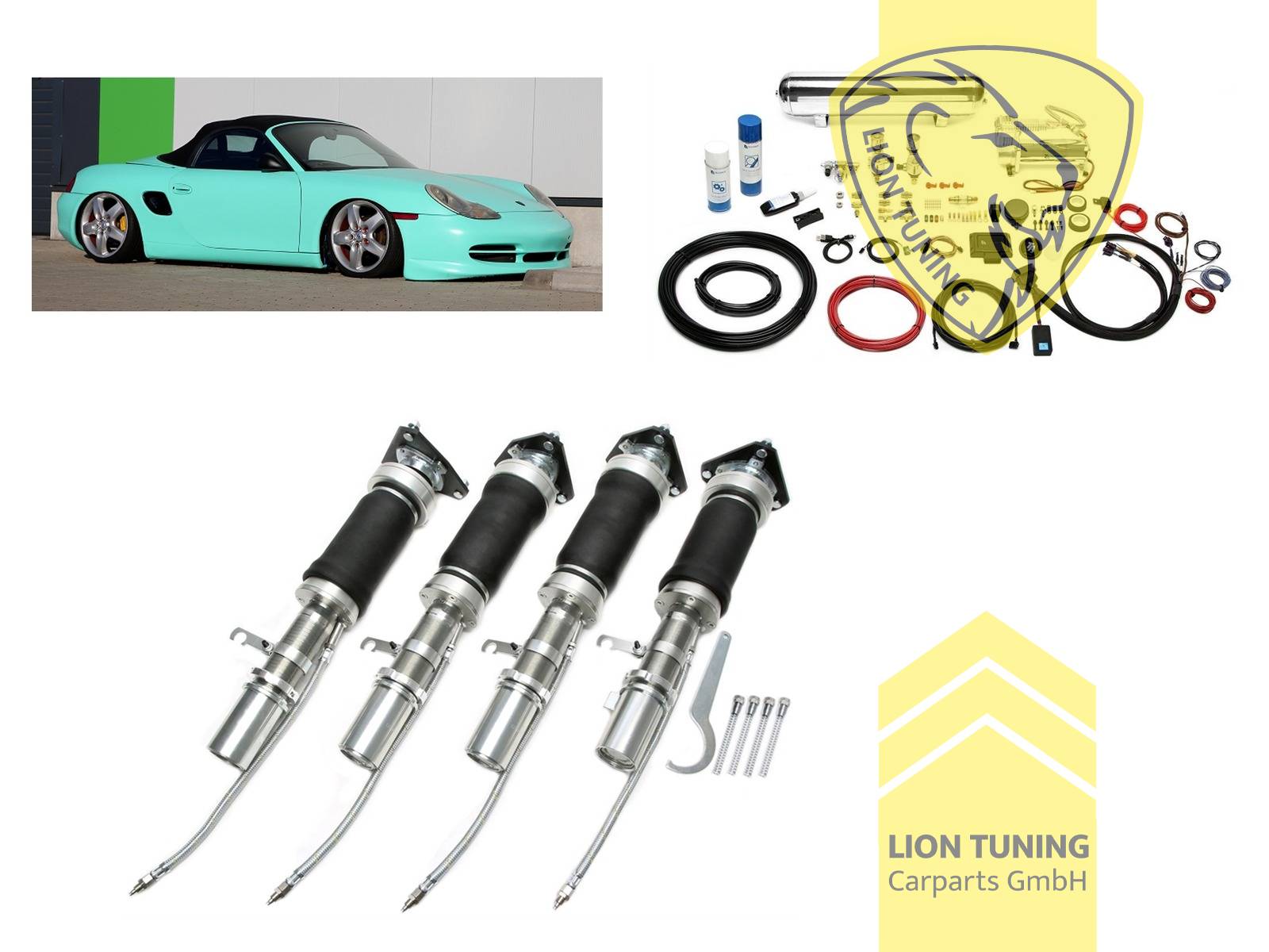 19L Tank chrom / TA Technix Kompressor (444C) chrom, fest, weiss, Stahl verzinkt, Eintragungspflichtig / Teilegutachten wird nach Kauf spezifisch ausgestellt