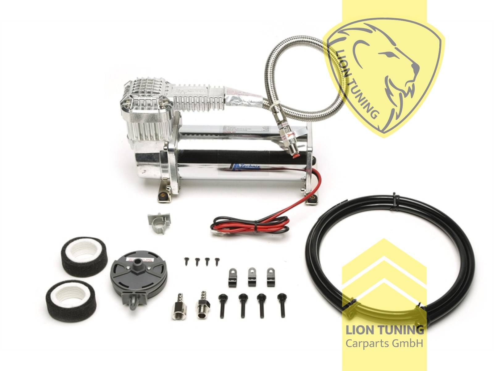 chrom, 1,76 CFM / 49,88 L/min, 200 psi / 13,78 bar, 188 x 100 x 171,5