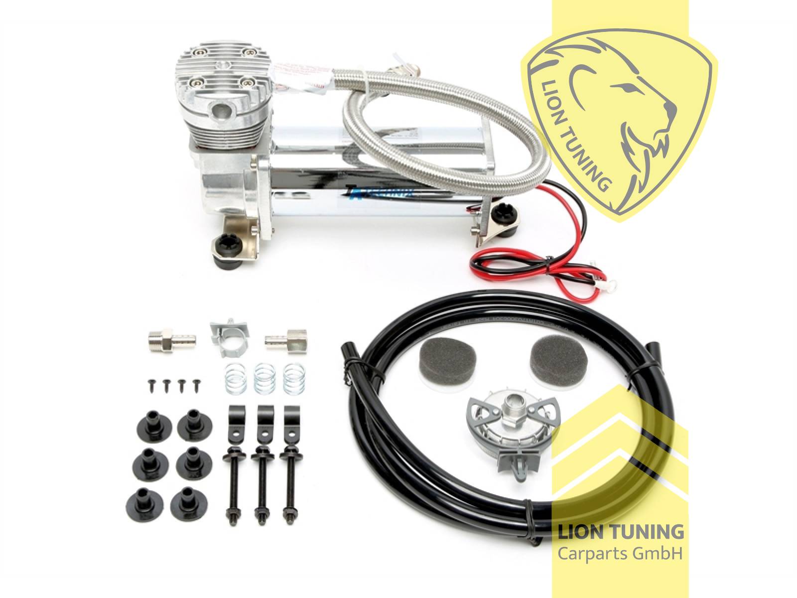 chrom, 62 L/min / 2,14CFM, 69dB, 200 psi / 13,78 bar, ca. 270 x 115 x 175