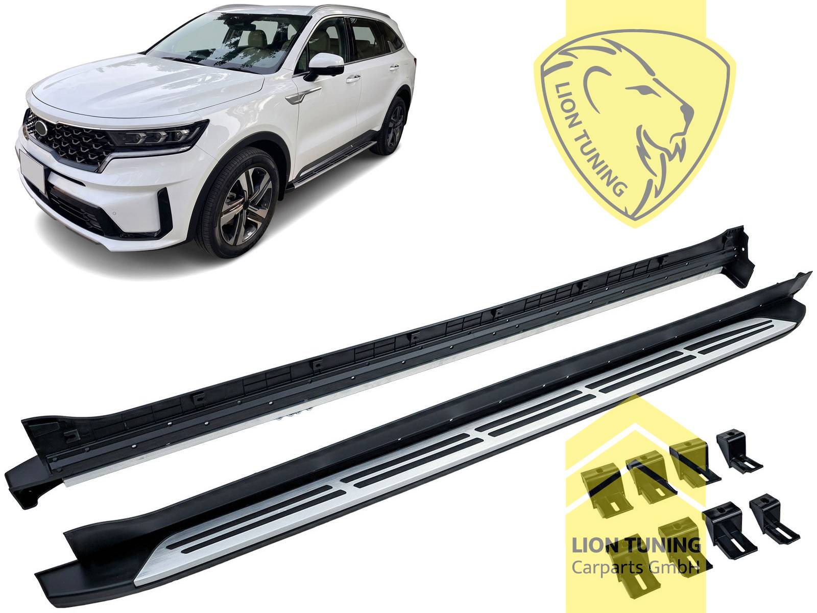 Lieferung inkl. Anbaumaterial, Ersatzteile von äquivalenter Qualität für die Besitzer des Fahrzeugs (entspr. EU-Verordnung 46/2010), PP Kunststoff / Aluminium