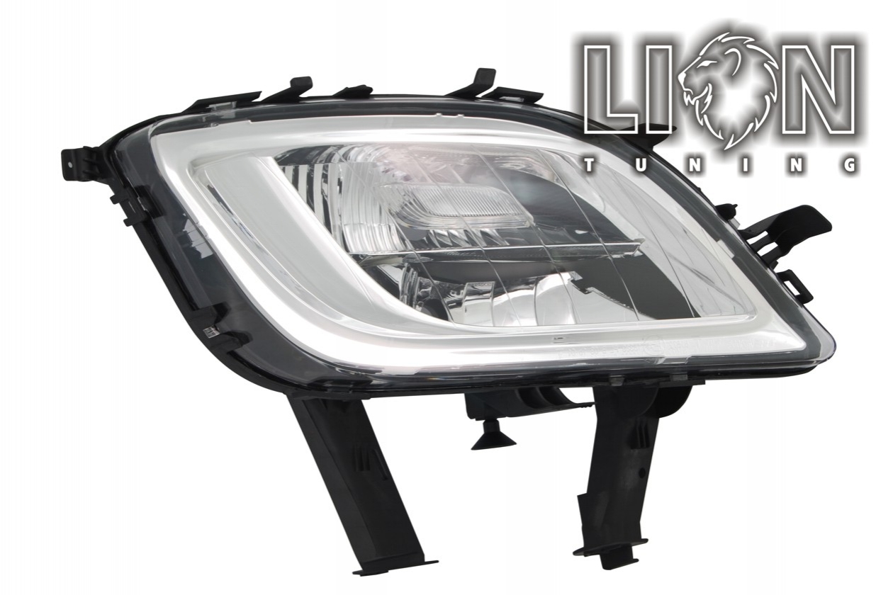 Halogen, mit Standlichtfunktion, ohne Lampenträger / Leuchtmittel (werden vom Original übernommen), Standard Ausführung, Eintragungsfrei / mit E-Prüfzeichen