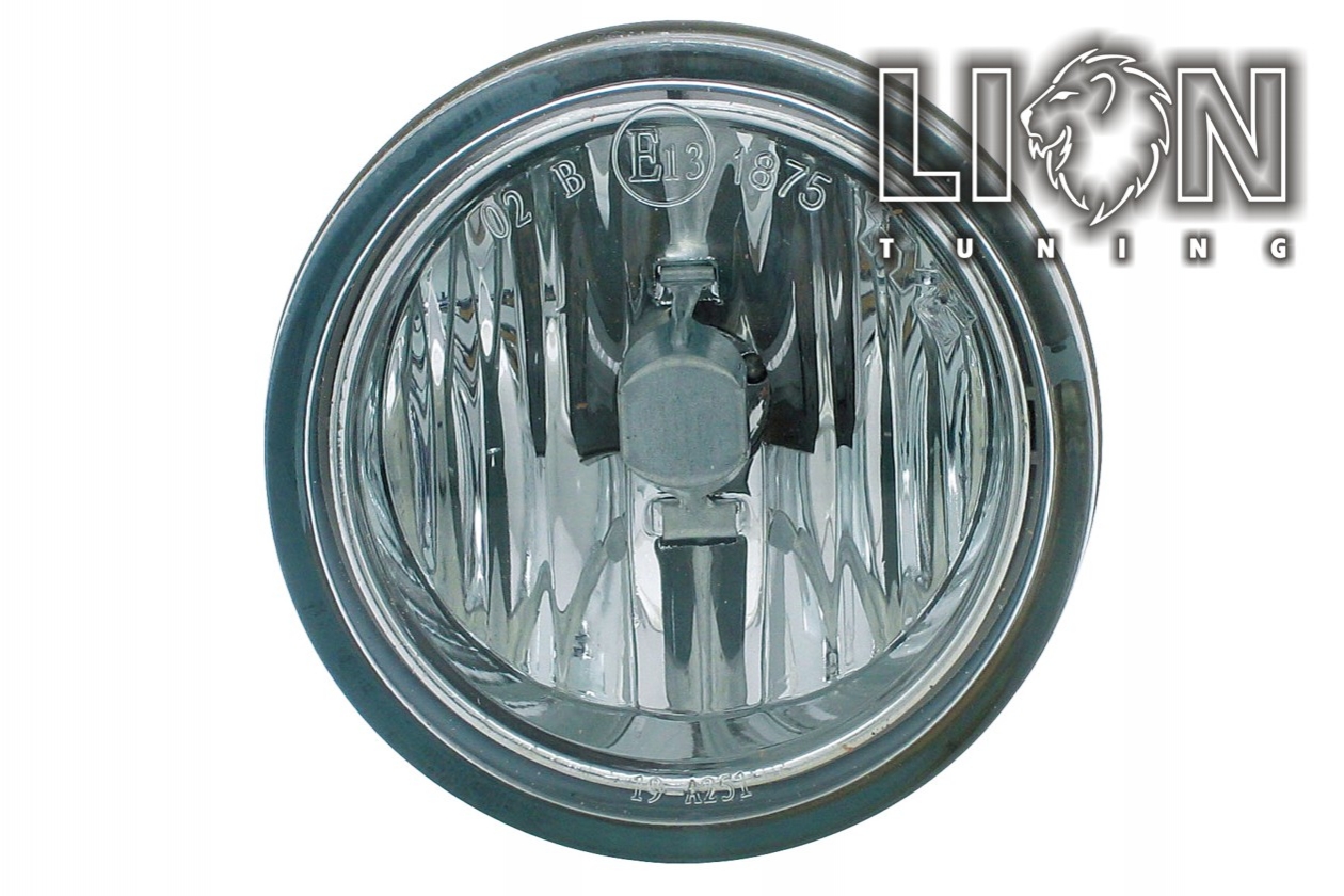 Halogen, H1, inkl. Verschlusskappe und Lampenträger, ohne Leuchtmittel, Standard Ausführung, Eintragungsfrei / mit E-Prüfzeichen