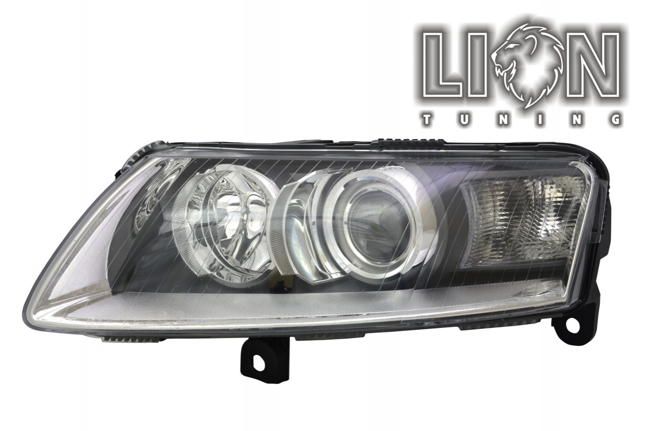 Xenon, HID, mit Tagfahrlicht, Abblendlicht und Fernlicht in einer Linse D2S / Tagfahrlicht P21W, elektrisch verstellbar - Stellmotor integriert, inkl. Verschlusskappe und Lampenträger, ohne Leuchtmittel, Standard Ausführung, Eintragungsfrei / mit E-Prüfzeichen