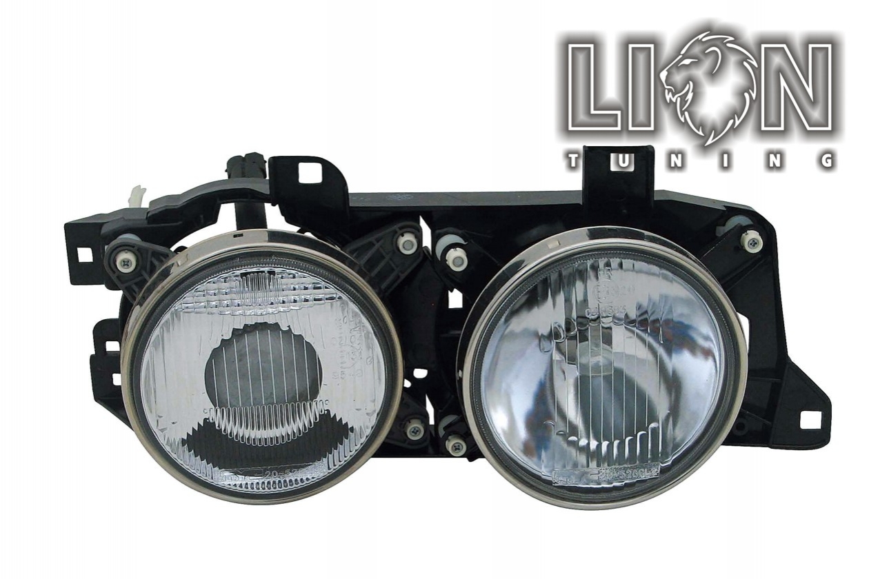 Halogen, Abblendlicht H1 / Fernlicht H1, elektrisch verstellbar - Stellmotor wird vom Original übernommen, inkl. Verschlusskappe und Lampenträger, ohne Leuchtmittel, Eintragungsfrei / mit E-Prüfzeichen