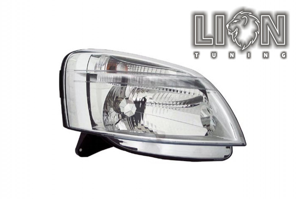 Halogen, Abblendlicht und Fernlicht H4, elektrisch verstellbar - Stellmotor integriert, inkl. Verschlusskappe und Lampenträger, ohne Leuchtmittel, Standard Ausführung, Eintragungsfrei / mit E-Prüfzeichen