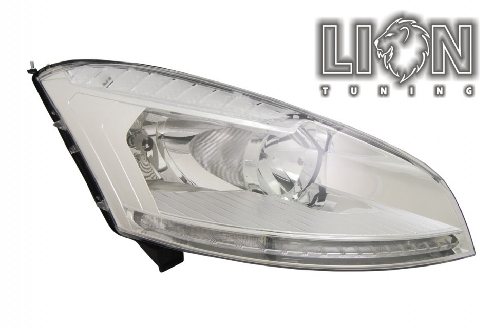 Halogen, Abblendlicht H7 / Fernlicht H1, elektrisch verstellbar - Stellmotor integriert, inkl. Verschlusskappe und Lampenträger, ohne Leuchtmittel, Eintragungsfrei / mit E-Prüfzeichen