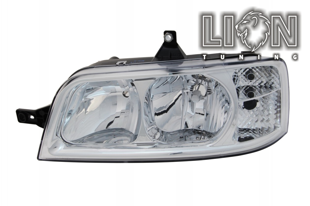 Halogen, Abblendlicht H7 / Fernlicht H1, elektrisch verstellbar - Stellmotor wird vom Original übernommen, inkl. Verschlusskappe und Lampenträger, ohne Leuchtmittel, Standard Ausführung, Eintragungsfrei / mit E-Prüfzeichen