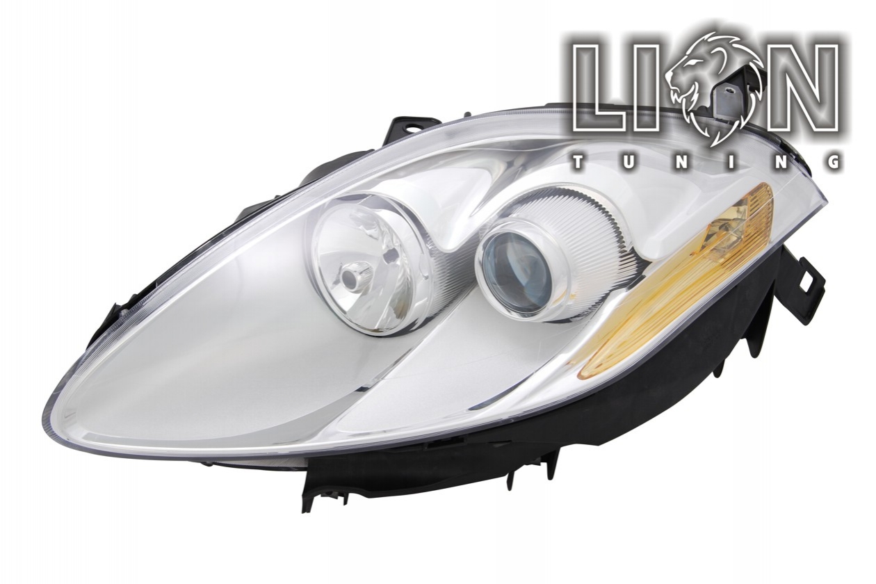 Halogen, Abblendlicht H1 / Fernlicht H1, elektrisch verstellbar - Stellmotor integriert, inkl. Verschlusskappe und Lampenträger, ohne Leuchtmittel, Standard Ausführung, Eintragungsfrei / mit E-Prüfzeichen