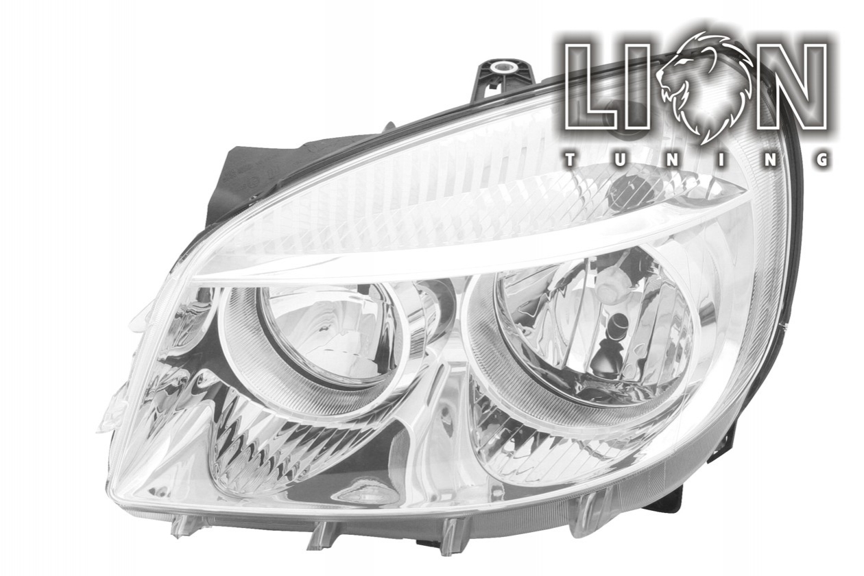 Halogen, Abblendlicht H7 / Fernlicht H1, elektrisch verstellbar - Stellmotor wird vom Original übernommen, inkl. Verschlusskappe und Lampenträger, ohne Leuchtmittel, Standard Ausführung, Eintragungsfrei / mit E-Prüfzeichen