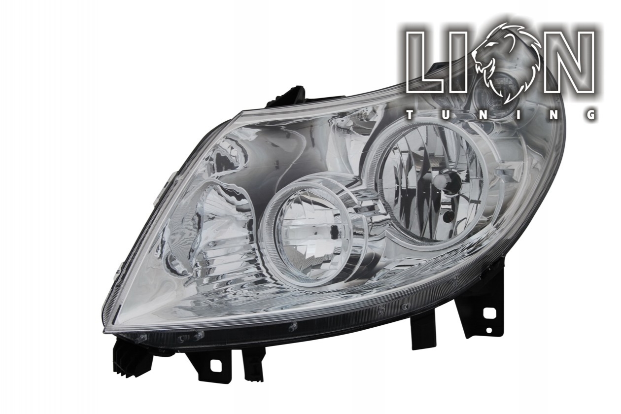 Halogen, Abblendlicht H7 / Fernlicht H1, elektrisch verstellbar - Stellmotor integriert, inkl. Verschlusskappe und Lampenträger, ohne Leuchtmittel, Standard Ausführung, Eintragungsfrei / mit E-Prüfzeichen