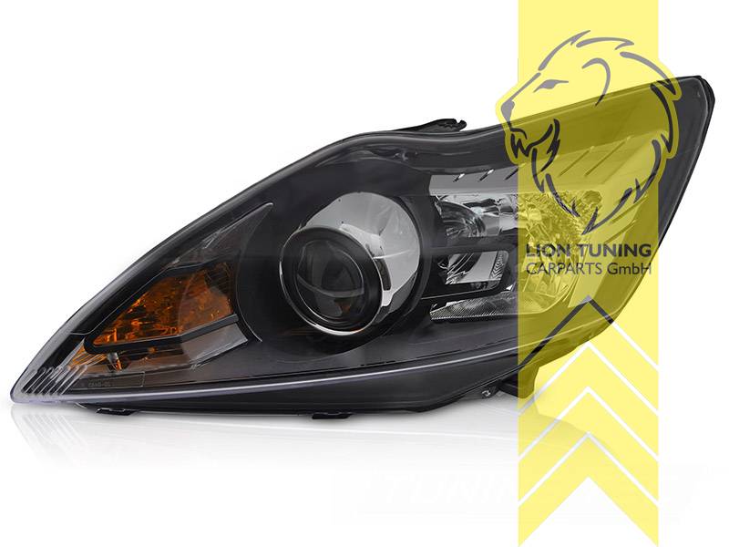 Halogen, für Fahrzeuge mit Kurvenlicht, Abblendlicht H7 / Fernlicht H1, elektrisch verstellbar - Stellmotor integriert, inkl. Verschlusskappe und Lampenträger, ohne Leuchtmittel, Eintragungsfrei / mit E-Prüfzeichen